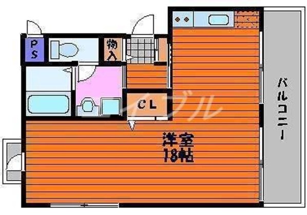 メゾンリーブルの物件間取画像